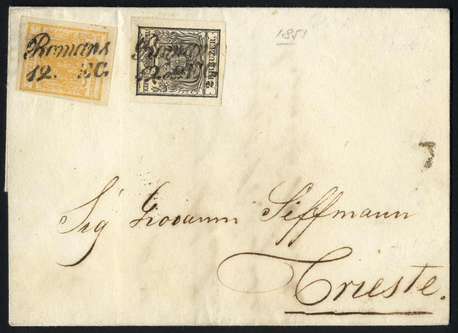 Lot 2155 - europe austria issue 1850 -  Viennafil Auktionen 97th Public Auction Golden Heritage: Austrian Rarities & European Treasures Auction