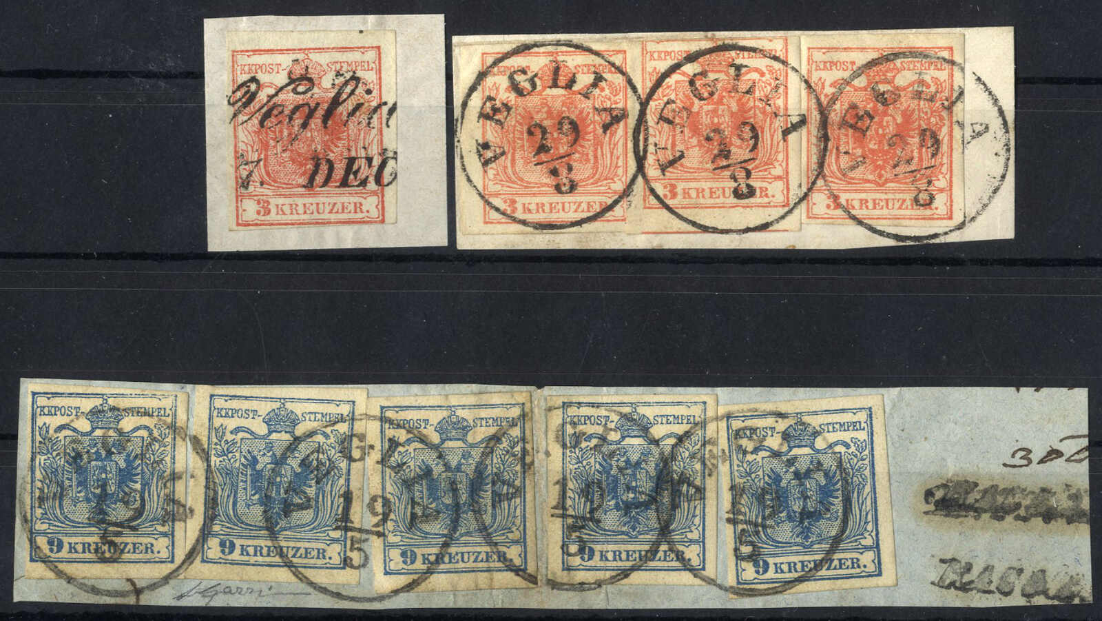 Lot 2118 - europe Austria Cancellations Austrian Littoral -  Viennafil Auktionen 97th Public Auction Golden Heritage: Austrian Rarities & European Treasures Auction