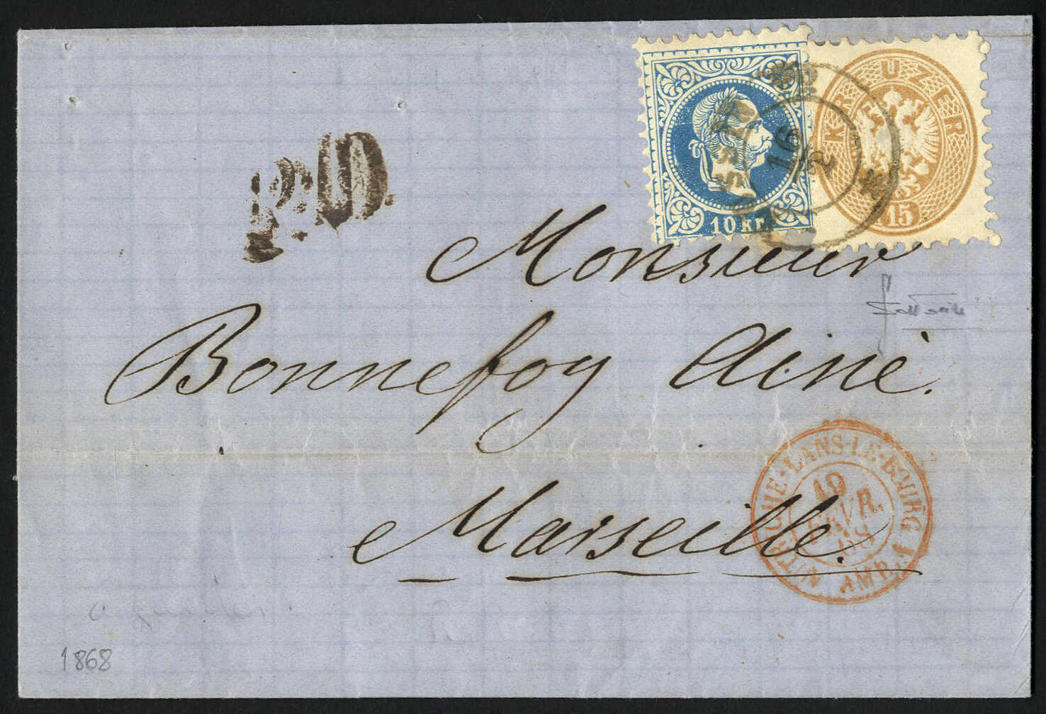 Lot 2252 - europe Austria 1863/64 Issue -  Viennafil Auktionen 97th Public Auction Golden Heritage: Austrian Rarities & European Treasures Auction