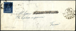 1852. lettera del 22.4.1852 da Firenze a Fiume, affrancata con 6 ...