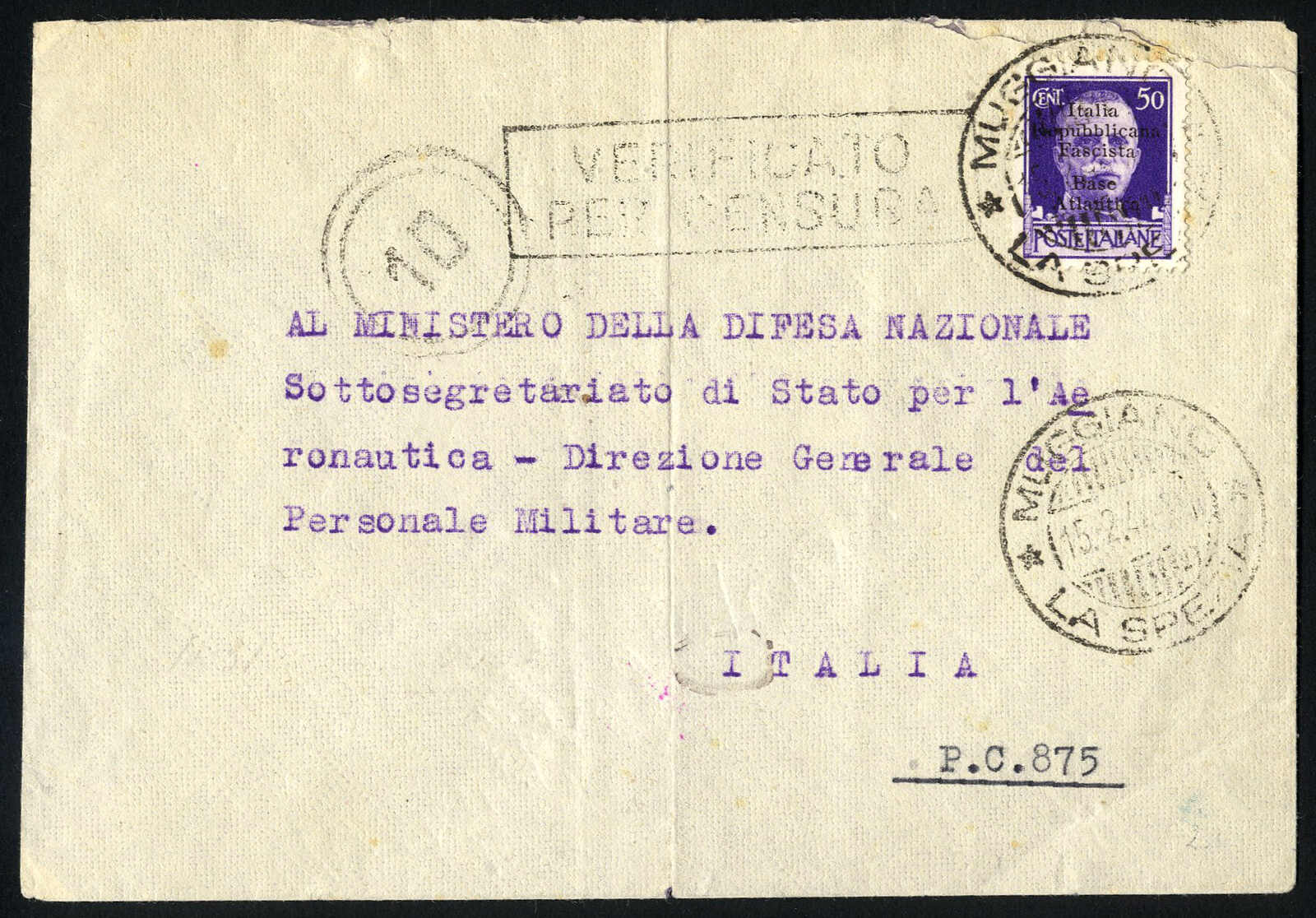 Lot 1523 - europe Italy Militarypost Issue Atlantic Coast -  Viennafil Auktionen 97th Public Auction Golden Heritage: Austrian Rarities & European Treasures Auction