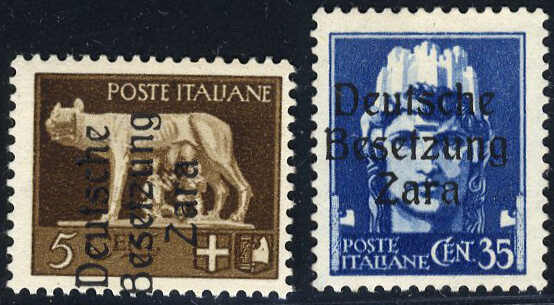 Lot 2795 - germany German Occupation World War II Zara -  Viennafil Auktionen 97th Public Auction Golden Heritage: Austrian Rarities & European Treasures Auction