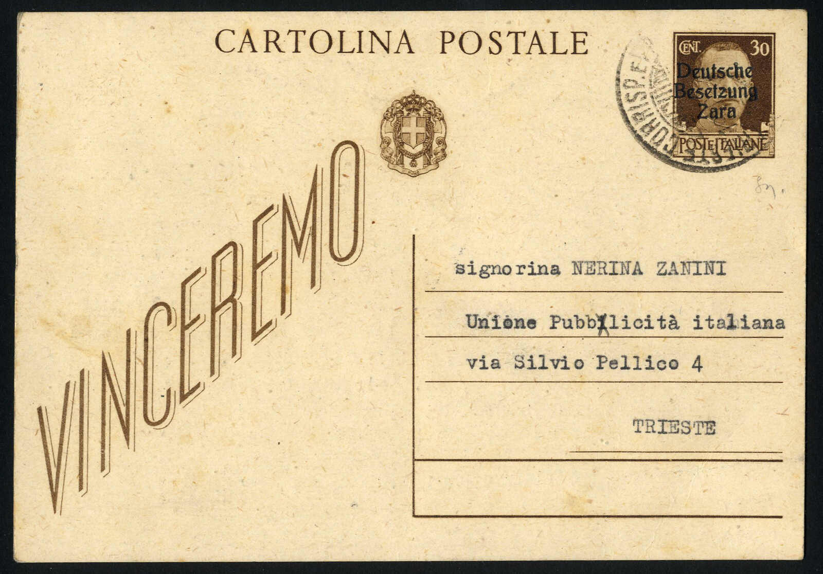 Lot 2799 - germany German Occupation World War II Zara -  Viennafil Auktionen 97th Public Auction Golden Heritage: Austrian Rarities & European Treasures Auction