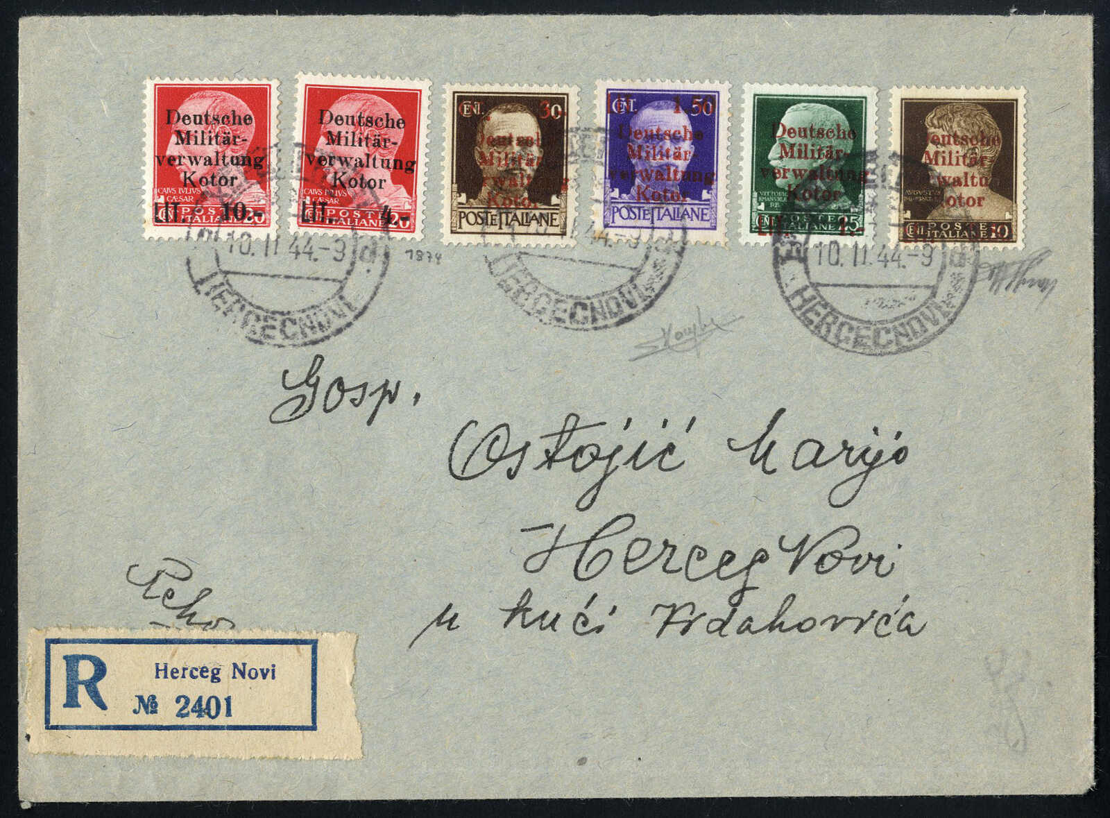 Lot 2774 - germany German Occupation World War II Kotor - Viennafil Auktionen 97th Public Auction Golden Heritage: Austrian Rarities & European Treasures Auction Lot 2774 - germany German Occupation World War II Kotor - Viennafil Auktionen 97th Public Auction Golden Heritage: Austrian Rarities & European Treasures Auction