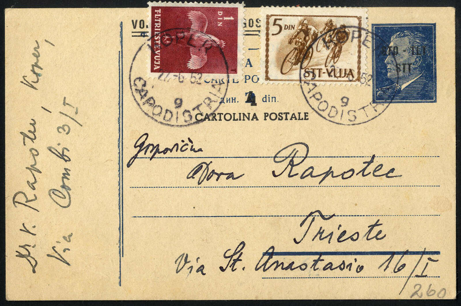 Lot 1518 - europe trieste zone b -  Viennafil Auktionen 97th Public Auction Golden Heritage: Austrian Rarities & European Treasures Auction
