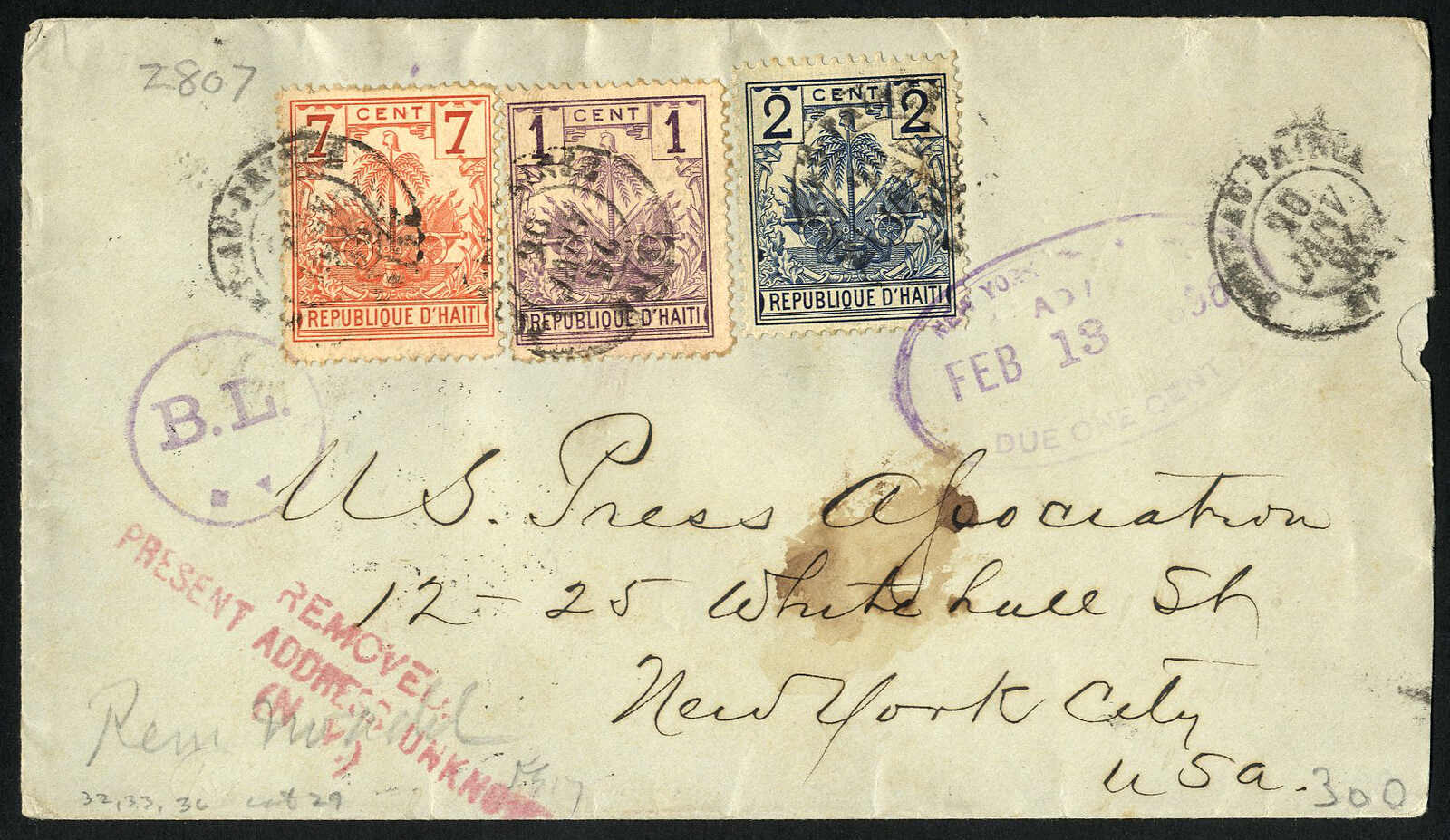 Lot 3026 - other countries haiti - Viennafil Auktionen 97th Public Auction Golden Heritage: Austrian Rarities & European Treasures Auction Lot 3026 - other countries haiti - Viennafil Auktionen 97th Public Auction Golden Heritage: Austrian Rarities & European Treasures Auction