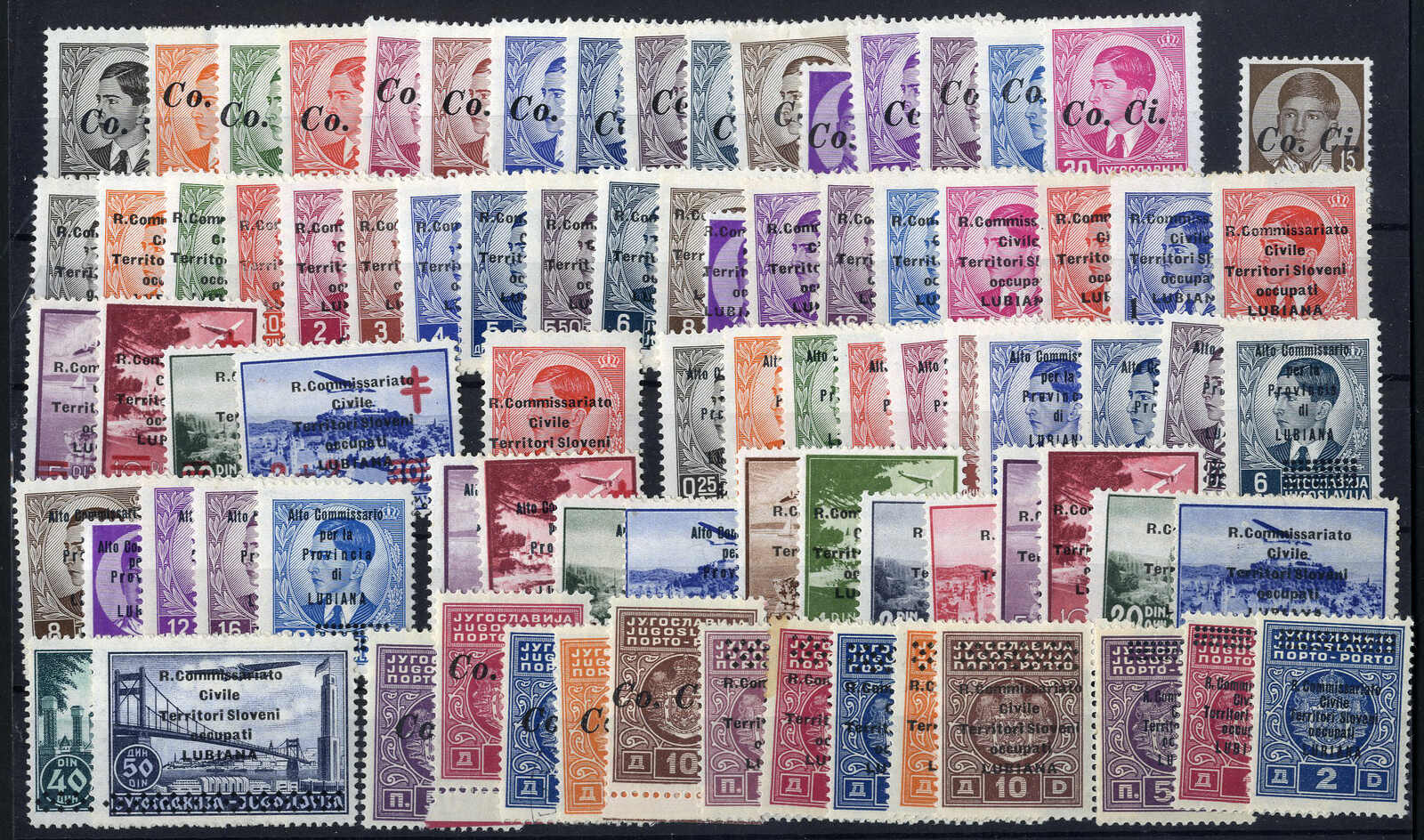 Lot 1793 - Lots and Collections Collections and Lots Italy Occupation 1941/43 - Viennafil Auktionen 97th Public Auction Golden Heritage: Austrian Rarities & European Treasures Auction Lot 1793 - Lots and Collections Collections and Lots Italy Occupation 1941/43 - Viennafil Auktionen 97th Public Auction Golden Heritage: Austrian Rarities & European Treasures Auction