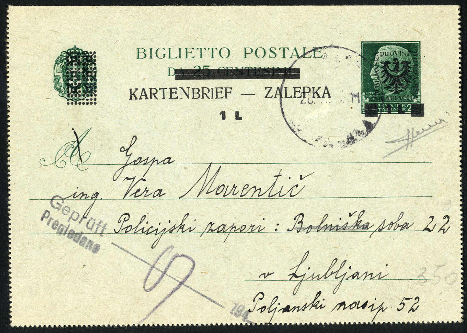 Lot 2790 - germany German Occupation World War II Laibach -  Viennafil Auktionen 97th Public Auction Golden Heritage: Austrian Rarities & European Treasures Auction