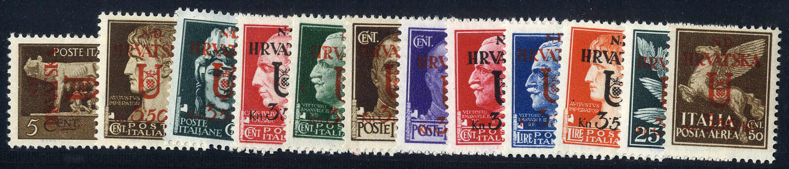 Lot 1575 - europe Italian Occupation II WW Croatia Sebenik-Spalato - Viennafil Auktionen 97th Public Auction Golden Heritage: Austrian Rarities & European Treasures Auction Lot 1575 - europe Italian Occupation II WW Croatia Sebenik-Spalato - Viennafil Auktionen 97th Public Auction Golden Heritage: Austrian Rarities & European Treasures Auction