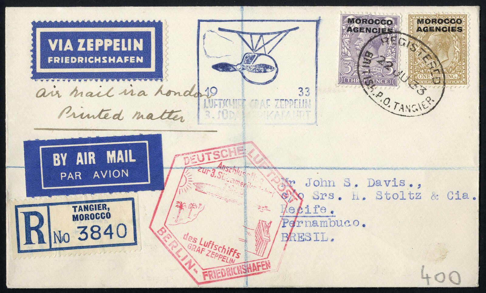 Lot 2980 - europe Great Britain British Post in Morocco -  Viennafil Auktionen 97th Public Auction Golden Heritage: Austrian Rarities & European Treasures Auction