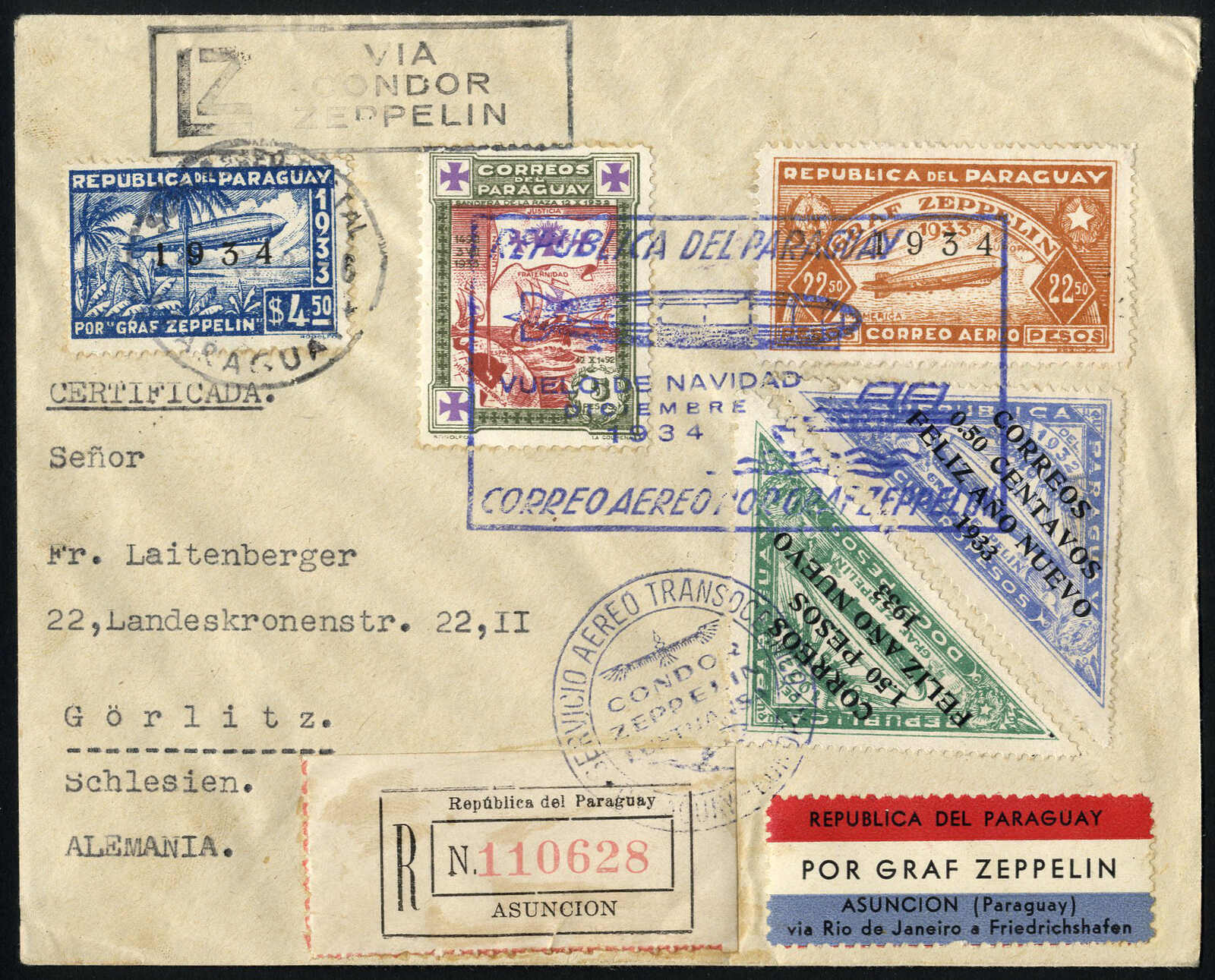Lot 2983 - other countries Paraguay -  Viennafil Auktionen 97th Public Auction Golden Heritage: Austrian Rarities & European Treasures Auction