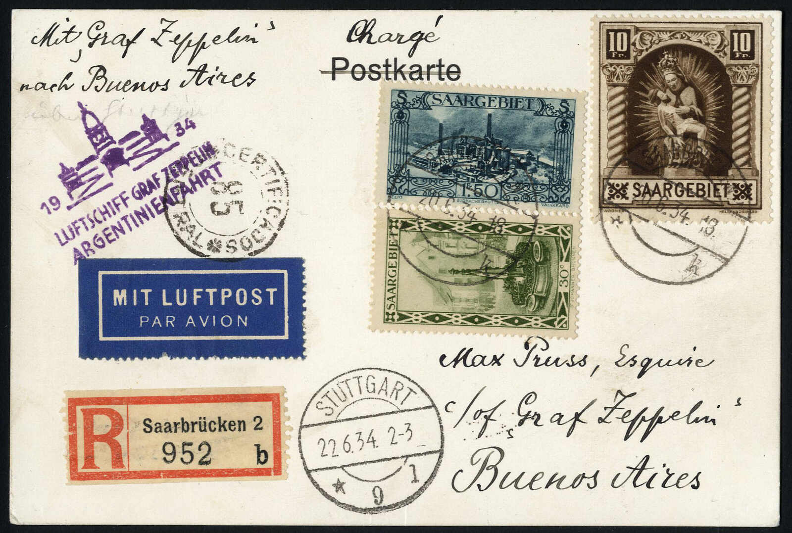 Lot 2978 - germany Saar 1920-1935 -  Viennafil Auktionen 97th Public Auction Golden Heritage: Austrian Rarities & European Treasures Auction