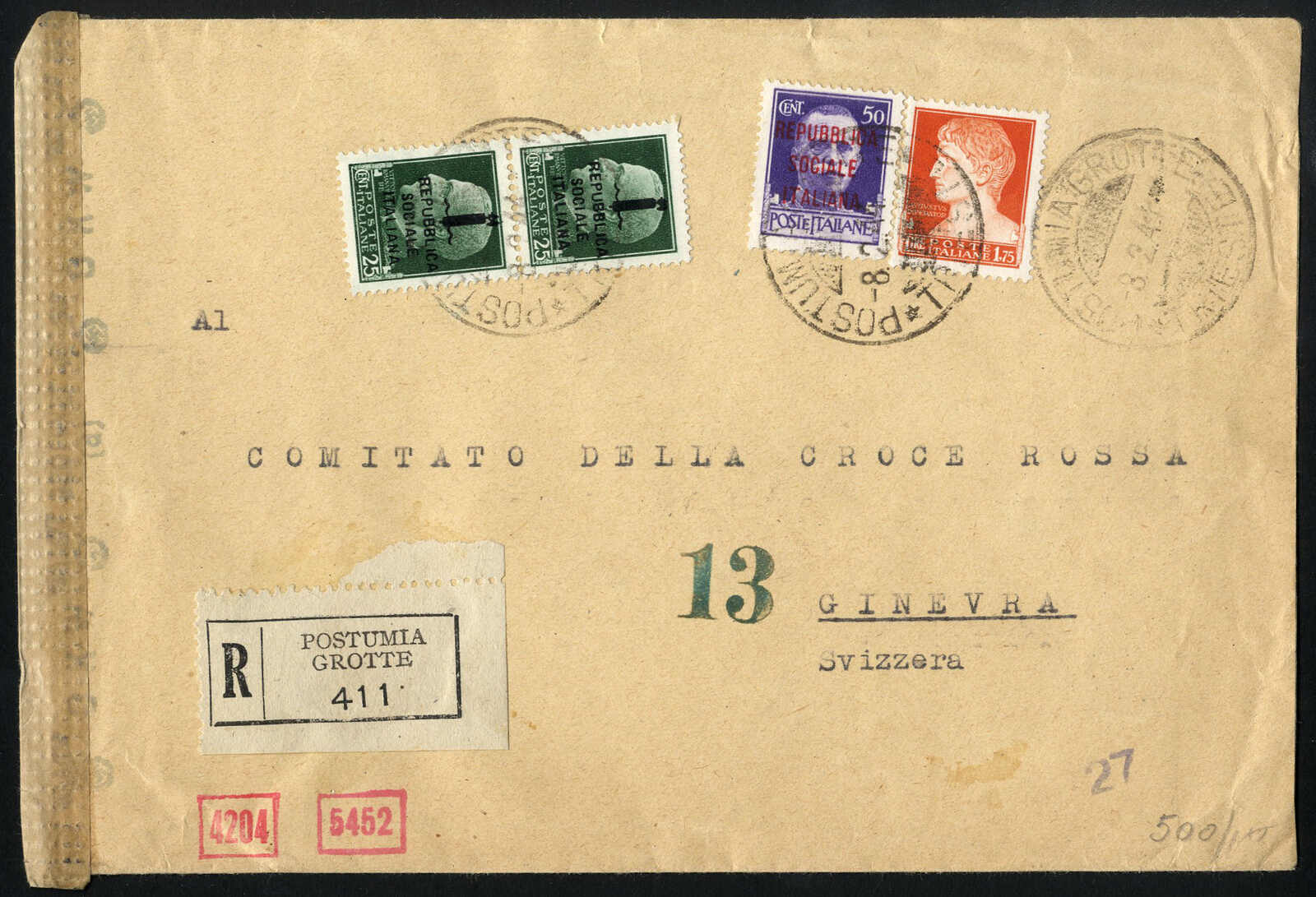 Lot 2943 - europe slowenien -  Viennafil Auktionen 97th Public Auction Golden Heritage: Austrian Rarities & European Treasures Auction