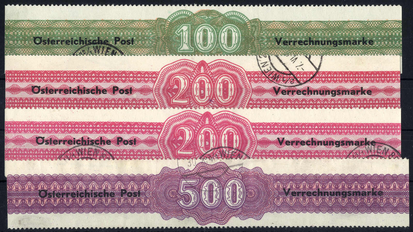 Lot 2643 - europe Austria Accounting Stamps - Viennafil Auktionen 97th Public Auction Golden Heritage: Austrian Rarities & European Treasures Auction Lot 2643 - europe Austria Accounting Stamps - Viennafil Auktionen 97th Public Auction Golden Heritage: Austrian Rarities & European Treasures Auction