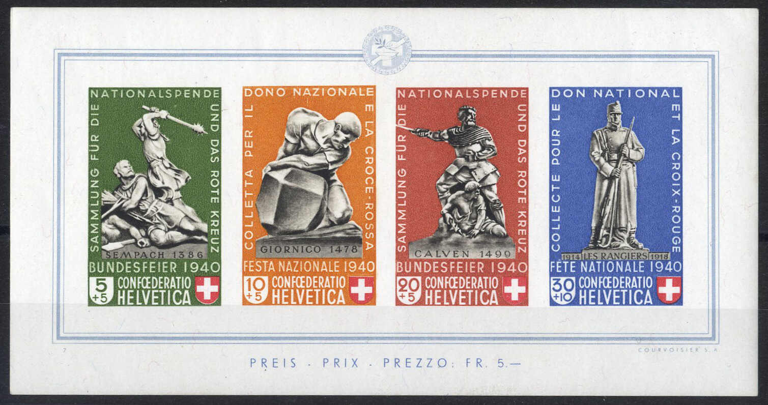 Lot 2936 - Switzerland Switzerland - Viennafil Auktionen 97th Public Auction Golden Heritage: Austrian Rarities & European Treasures Auction Lot 2936 - Switzerland Switzerland - Viennafil Auktionen 97th Public Auction Golden Heritage: Austrian Rarities & European Treasures Auction