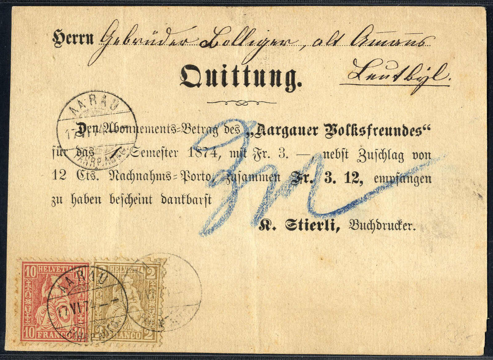 Lot 2932 - Switzerland Switzerland - Viennafil Auktionen 97th Public Auction Golden Heritage: Austrian Rarities & European Treasures Auction Lot 2932 - Switzerland Switzerland - Viennafil Auktionen 97th Public Auction Golden Heritage: Austrian Rarities & European Treasures Auction