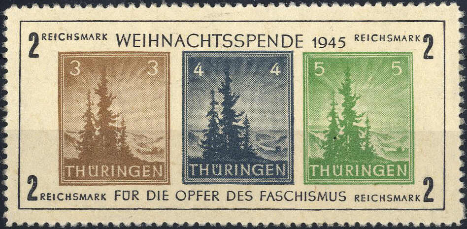 Lot 2826 - germany sbz thüringen -  Viennafil Auktionen 97th Public Auction Golden Heritage: Austrian Rarities & European Treasures Auction