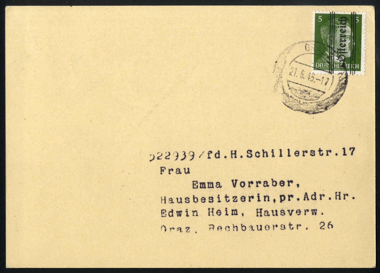 Lot 2423 - europe Austria 1945 Provisionals - Viennafil Auktionen 97th Public Auction Golden Heritage: Austrian Rarities & European Treasures Auction Lot 2423 - europe Austria 1945 Provisionals - Viennafil Auktionen 97th Public Auction Golden Heritage: Austrian Rarities & European Treasures Auction