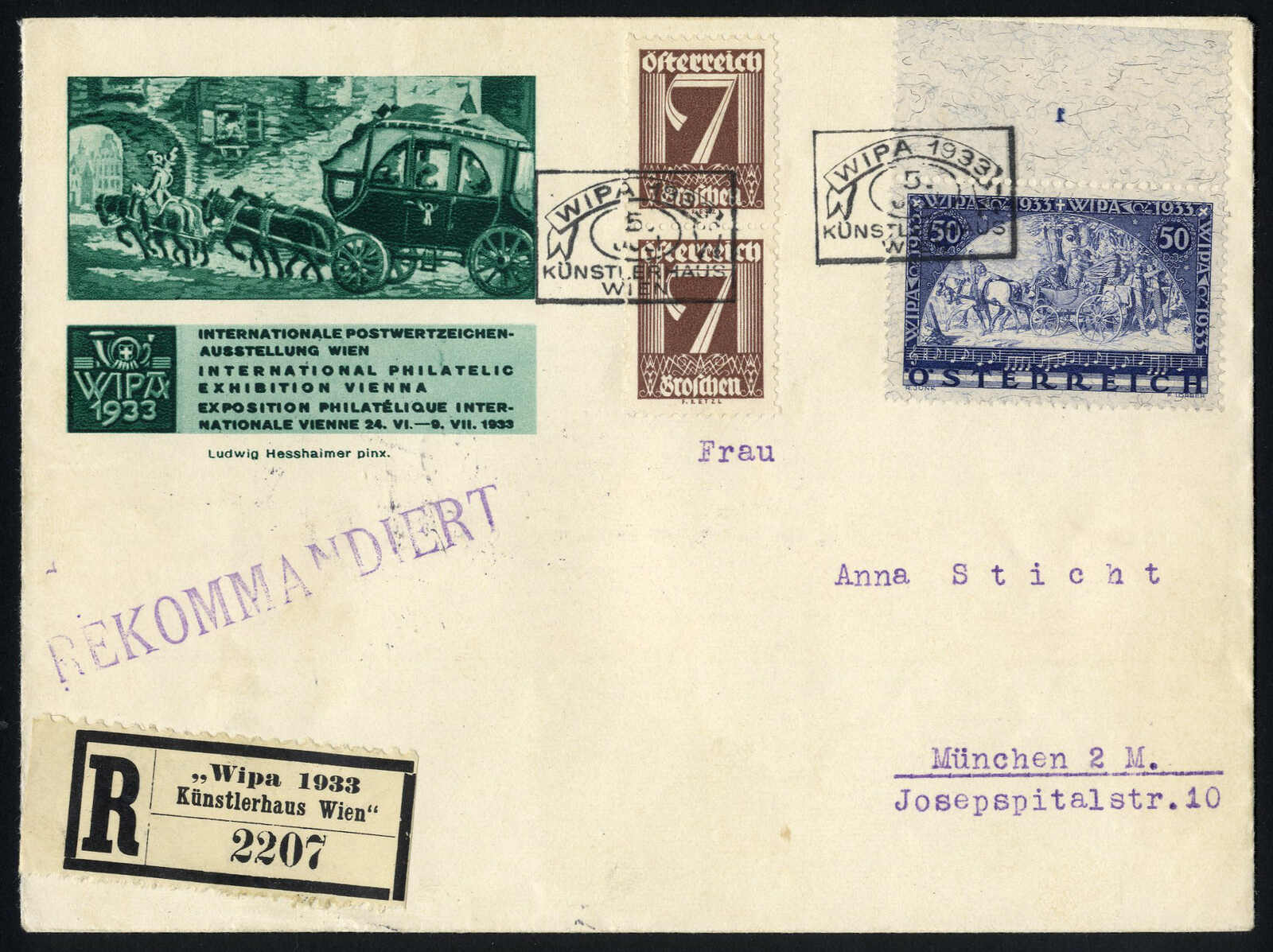 Lot 2353 - europe Austria 1st. Republic -  Viennafil Auktionen 97th Public Auction Golden Heritage: Austrian Rarities & European Treasures Auction