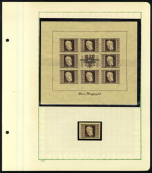 1945/2000 ca., umfangreiche postfrische Sammlung auf selbst ...