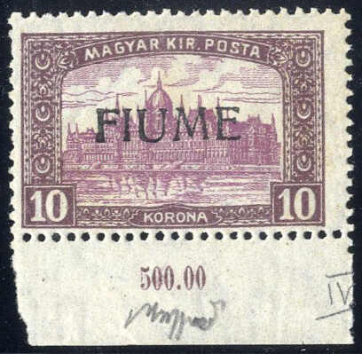 Lot 1545 - europe Fiume - Viennafil Auktionen 97th Public Auction Golden Heritage: Austrian Rarities & European Treasures Auction Lot 1545 - europe Fiume - Viennafil Auktionen 97th Public Auction Golden Heritage: Austrian Rarities & European Treasures Auction