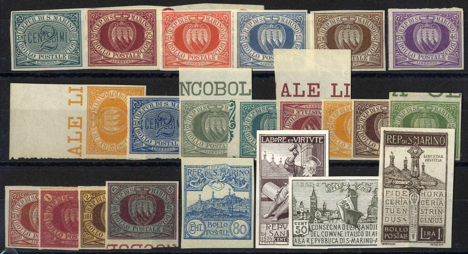 Lot 1696 - europe San Marino - Viennafil Auktionen 97th Public Auction Golden Heritage: Austrian Rarities & European Treasures Auction Lot 1696 - europe San Marino - Viennafil Auktionen 97th Public Auction Golden Heritage: Austrian Rarities & European Treasures Auction