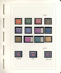1947/66 ca., collezione delle Segnatasse specializzata per filigrana ...