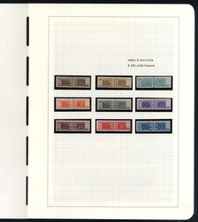 1947/51, collezione dei Pacchi Postali specializzata per filigrana, ...