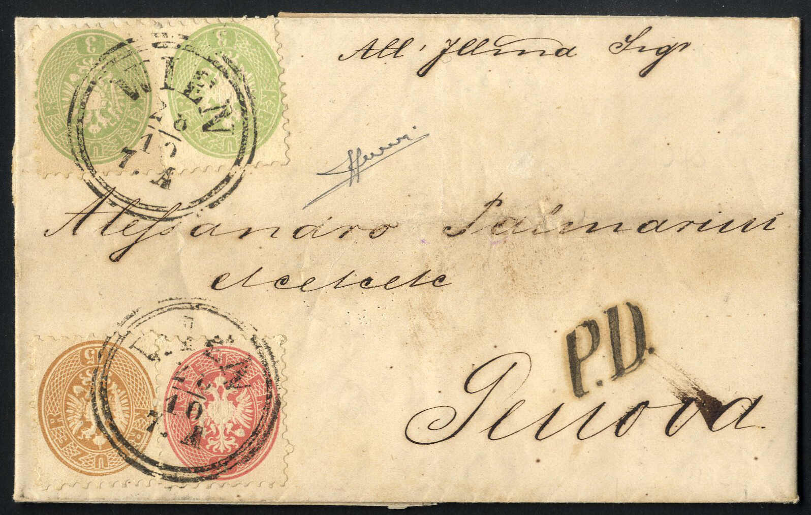 Lot 2244 - europe Austria 1863/64 Issue -  Viennafil Auktionen 97th Public Auction Golden Heritage: Austrian Rarities & European Treasures Auction