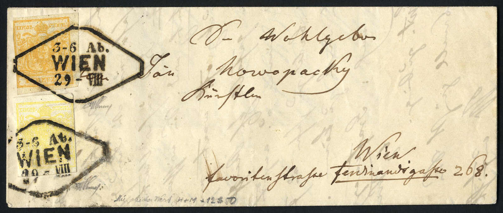 Lot 2158 - europe austria issue 1850 -  Viennafil Auktionen 97th Public Auction Golden Heritage: Austrian Rarities & European Treasures Auction