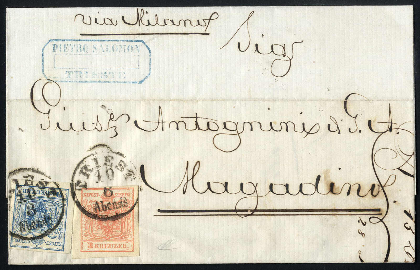 Lot 2194 - europe austria issue 1850 -  Viennafil Auktionen 97th Public Auction Golden Heritage: Austrian Rarities & European Treasures Auction