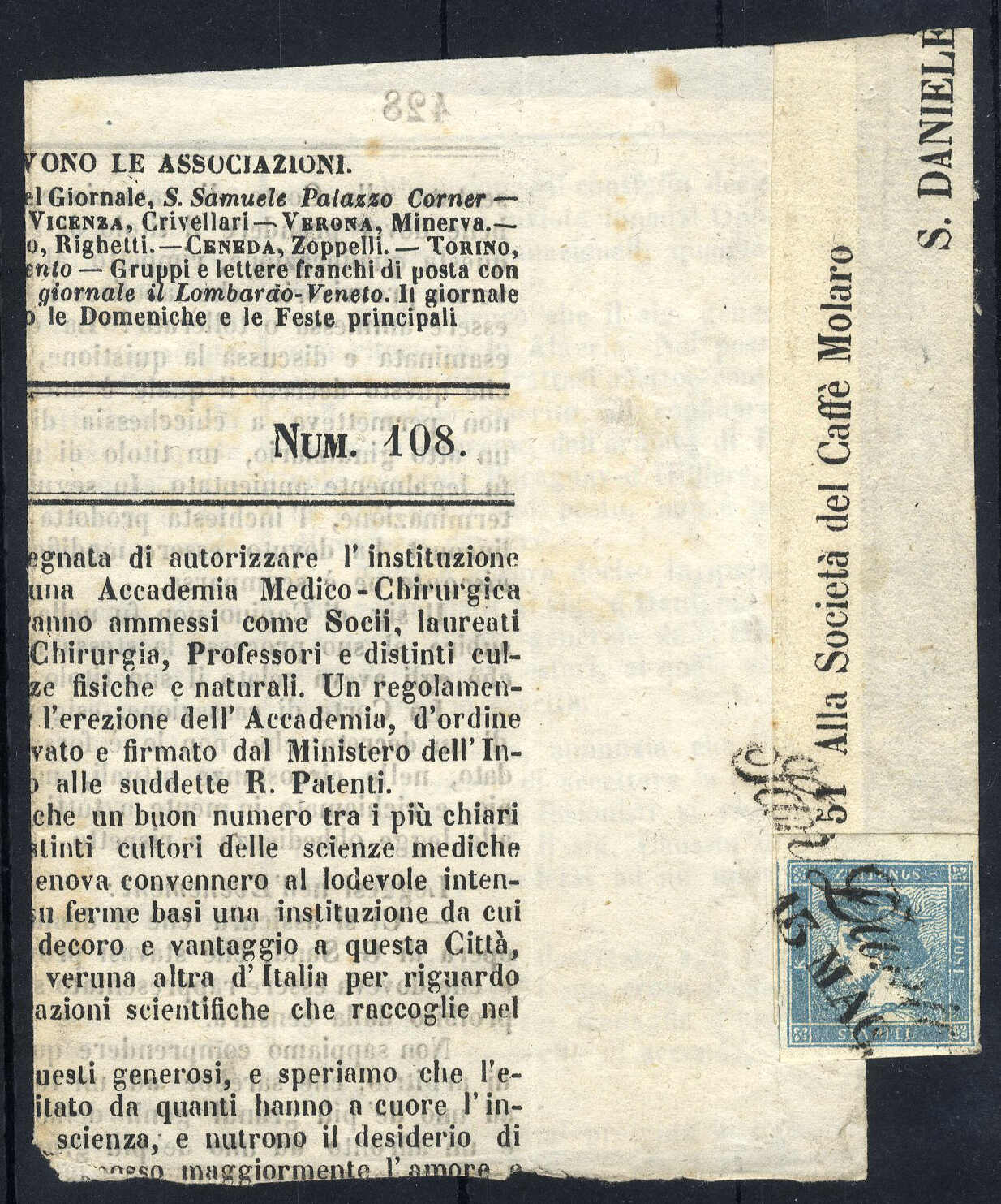 Lot 1101 - europe lombardy venetia -  Viennafil Auktionen 97th Public Auction Golden Heritage: Austrian Rarities & European Treasures Auction
