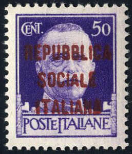 Lot 1480 - europe italian social republic - Viennafil Auktionen 97th Public Auction Golden Heritage: Austrian Rarities & European Treasures Auction Lot 1480 - europe italian social republic - Viennafil Auktionen 97th Public Auction Golden Heritage: Austrian Rarities & European Treasures Auction