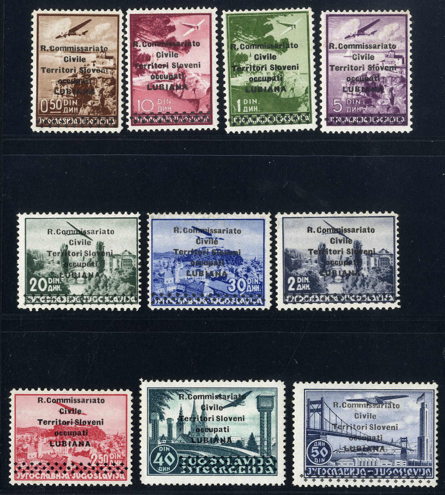 Lot 1569 - europe Italian Occupation Laibach - Viennafil Auktionen 97th Public Auction Golden Heritage: Austrian Rarities & European Treasures Auction Lot 1569 - europe Italian Occupation Laibach - Viennafil Auktionen 97th Public Auction Golden Heritage: Austrian Rarities & European Treasures Auction