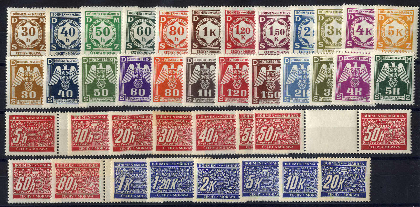 Lot 2767 - germany bohemia and moravia - Viennafil Auktionen 97th Public Auction Golden Heritage: Austrian Rarities & European Treasures Auction Lot 2767 - germany bohemia and moravia - Viennafil Auktionen 97th Public Auction Golden Heritage: Austrian Rarities & European Treasures Auction