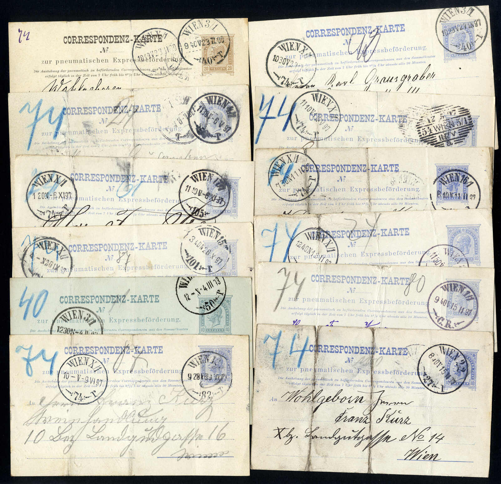 Lot 3493 - Lots and Collections collections and lots austrian areas - Viennafil Auktionen 97th Public Auction Golden Heritage: Austrian Rarities & European Treasures Auction Lot 3493 - Lots and Collections collections and lots austrian areas - Viennafil Auktionen 97th Public Auction Golden Heritage: Austrian Rarities & European Treasures Auction