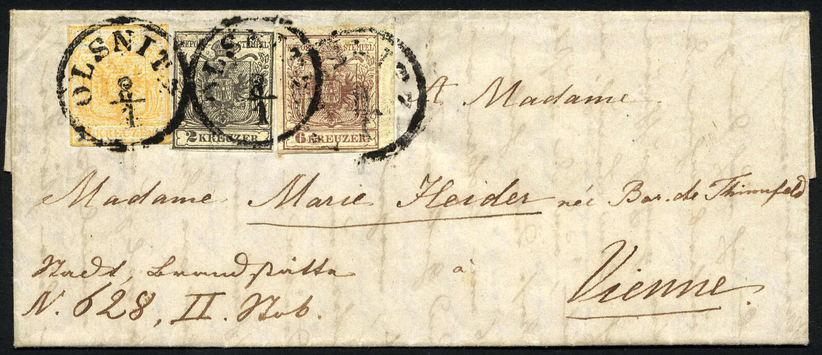 Lot 2184 - europe austria issue 1850 - Viennafil Auktionen 97th Public Auction Golden Heritage: Austrian Rarities & European Treasures Auction Lot 2184 - europe austria issue 1850 - Viennafil Auktionen 97th Public Auction Golden Heritage: Austrian Rarities & European Treasures Auction