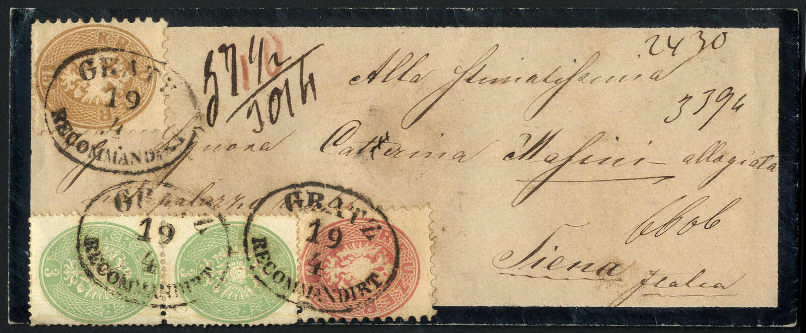 Lot 324 - europe Austria 1863/64 Issue - Viennafil Auktionen 97th Public Auction Golden Heritage: Austrian Rarities & European Treasures Auction Lot 324 - europe Austria 1863/64 Issue - Viennafil Auktionen 97th Public Auction Golden Heritage: Austrian Rarities & European Treasures Auction