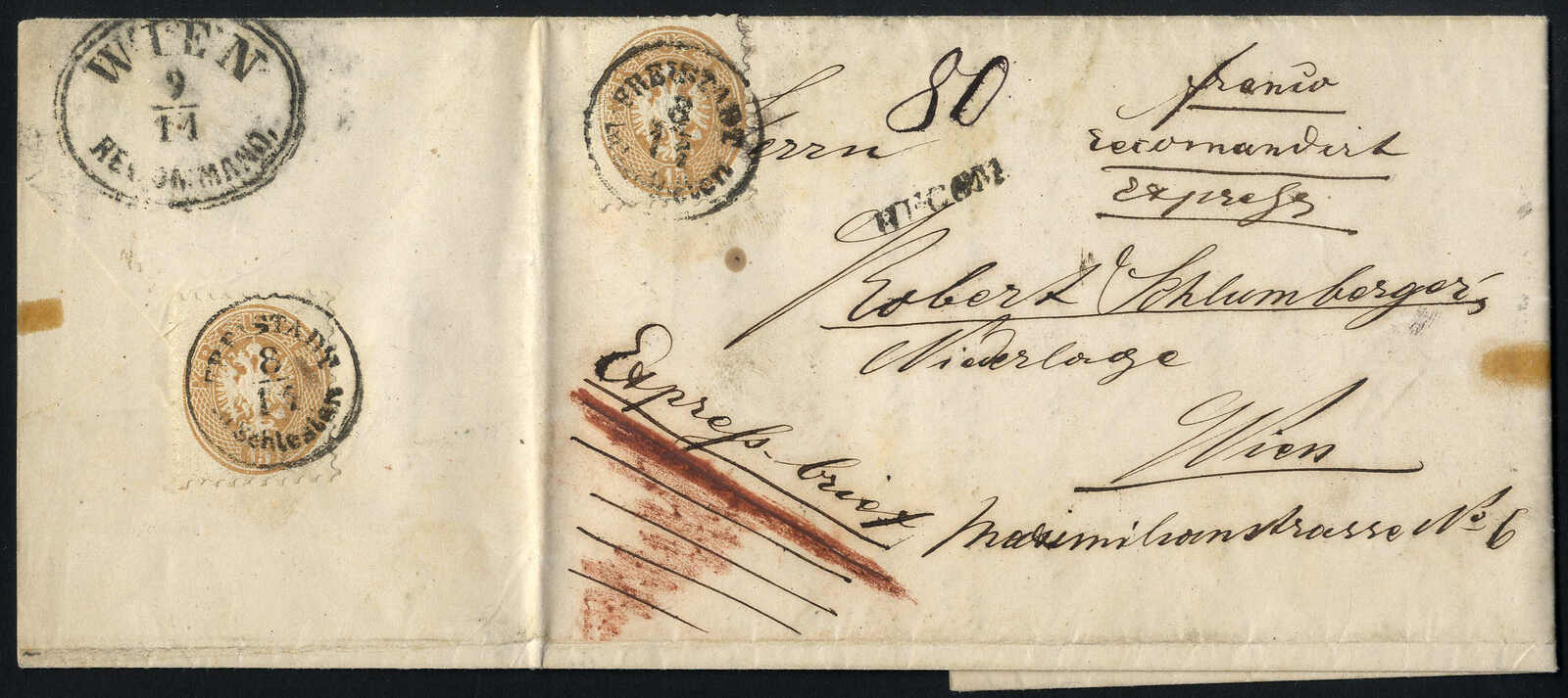 Lot 2251 - europe Austria 1863/64 Issue -  Viennafil Auktionen 97th Public Auction Golden Heritage: Austrian Rarities & European Treasures Auction