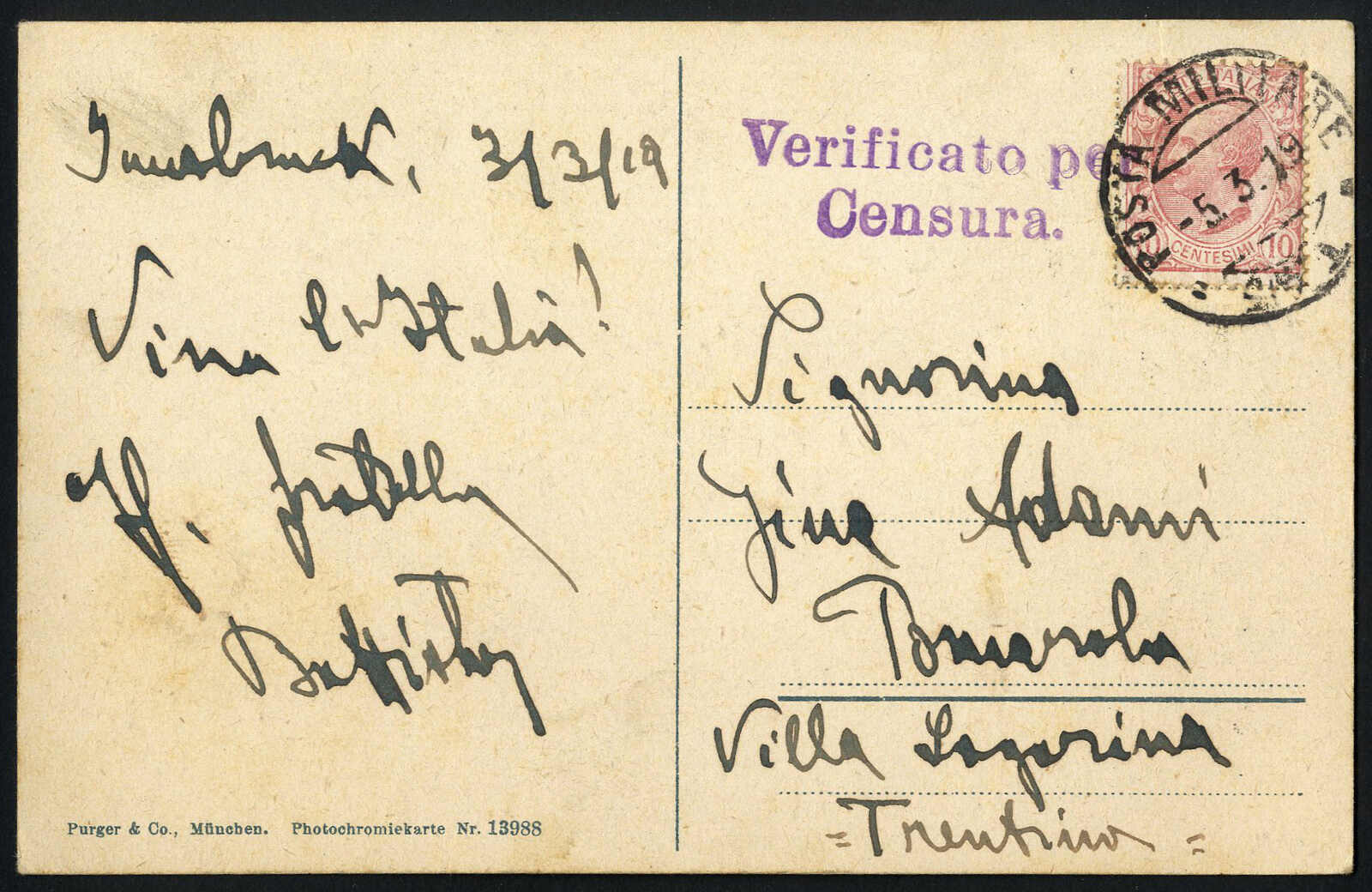 Lot 1955 - europe Austria Cancellations Tyrol - Viennafil Auktionen 97th Public Auction Golden Heritage: Austrian Rarities & European Treasures Auction Lot 1955 - europe Austria Cancellations Tyrol - Viennafil Auktionen 97th Public Auction Golden Heritage: Austrian Rarities & European Treasures Auction