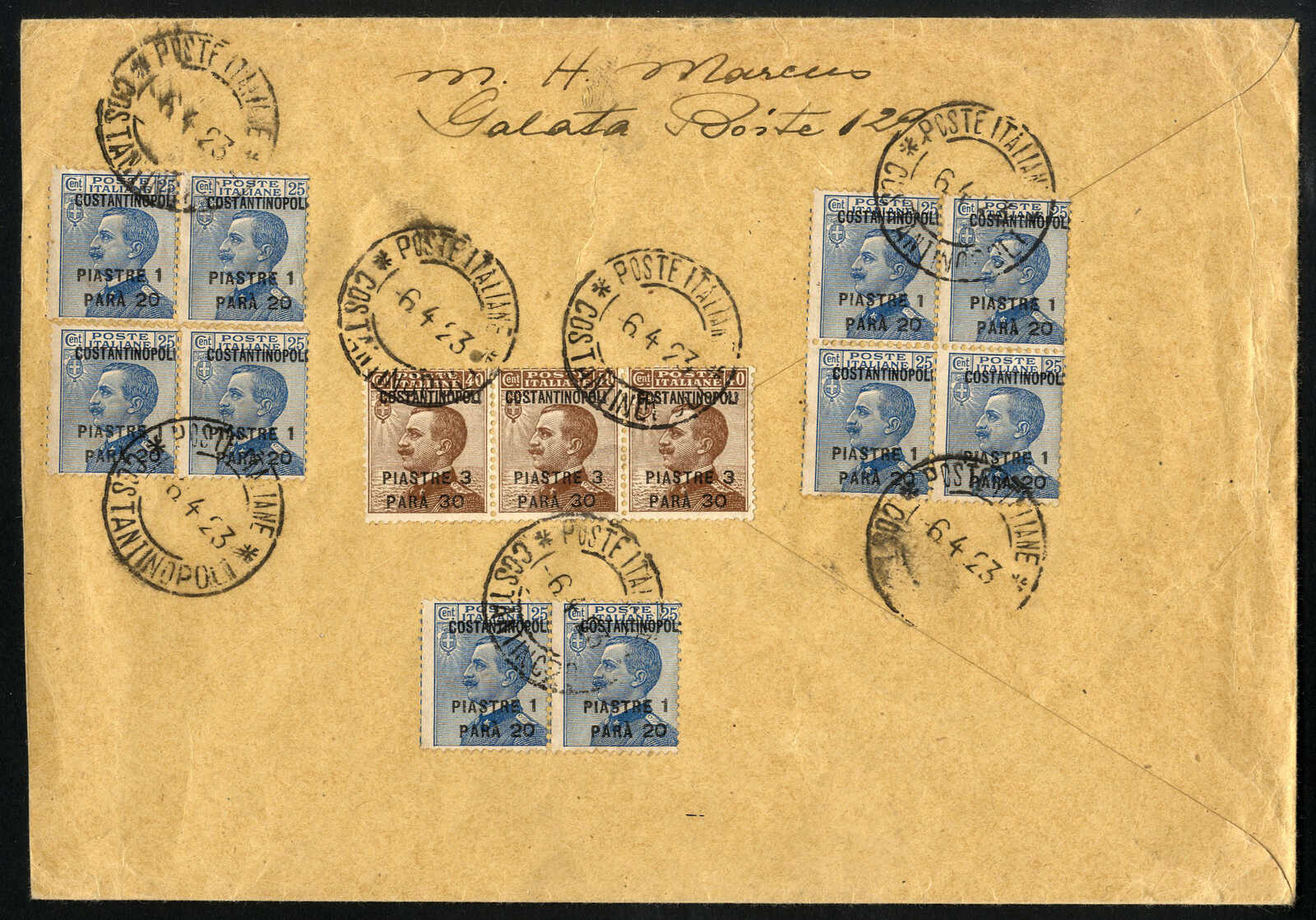 Lot 1585 - europe Italian Post Levant Constantinople - Viennafil Auktionen 97th Public Auction Golden Heritage: Austrian Rarities & European Treasures Auction Lot 1585 - europe Italian Post Levant Constantinople - Viennafil Auktionen 97th Public Auction Golden Heritage: Austrian Rarities & European Treasures Auction