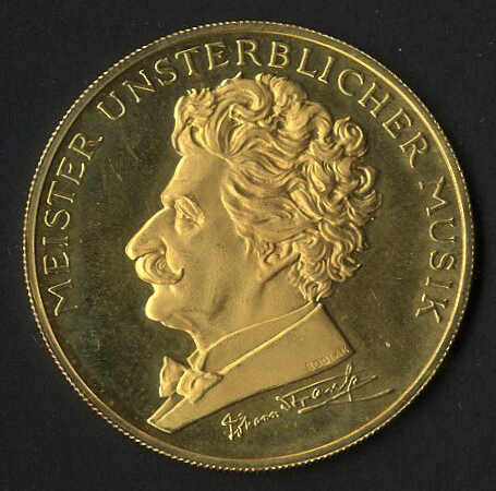 Lot 4090 - other Themed Medals - Themes - Music -  Viennafil Auktionen 97th Public Auction Golden Heritage: Austrian Rarities & European Treasures Auction