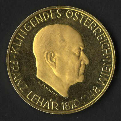 Lot 4088 - other Themed Medals - Themes - Music -  Viennafil Auktionen 97th Public Auction Golden Heritage: Austrian Rarities & European Treasures Auction