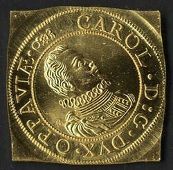 Fürstentum, Klippe Neuprägung, 1619, Gold, Fein 9 Gr., stfr ...