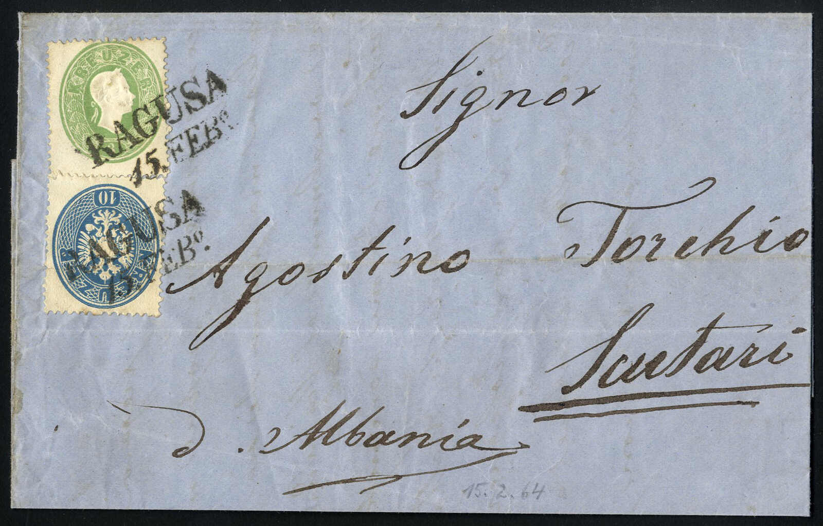 Lot 118 - europe Austria Cancellations Dalmatia -  Viennafil Auktionen 97th Public Auction Golden Heritage: Austrian Rarities & European Treasures Auction