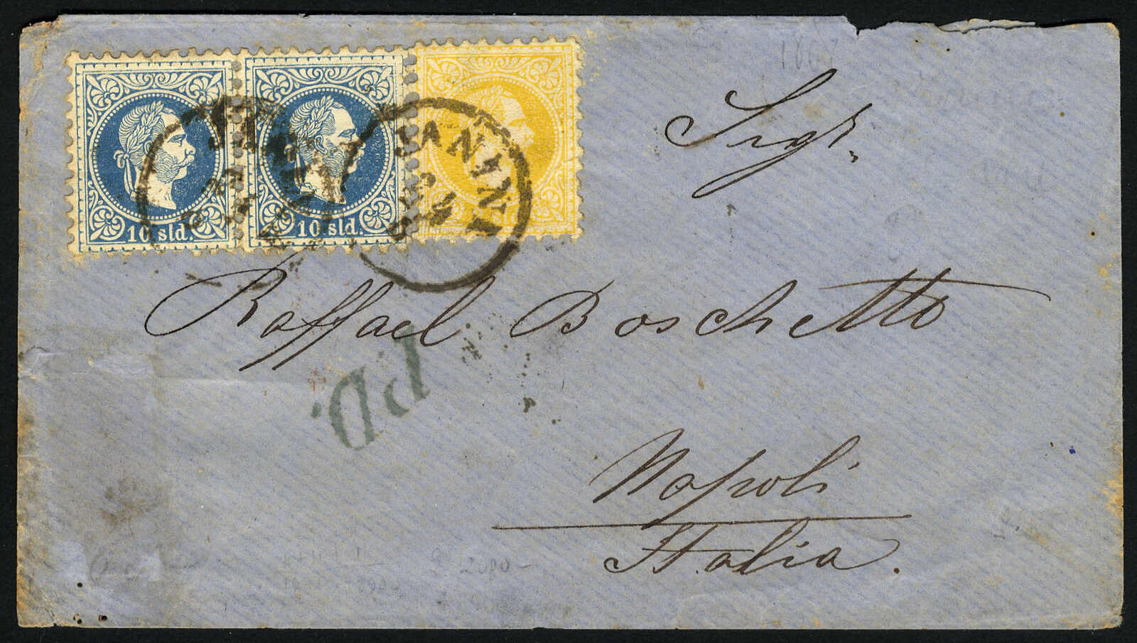 Lot 632 - europe Greece Austrian Levant Post Offices -  Viennafil Auktionen 97th Public Auction Golden Heritage: Austrian Rarities & European Treasures Auction
