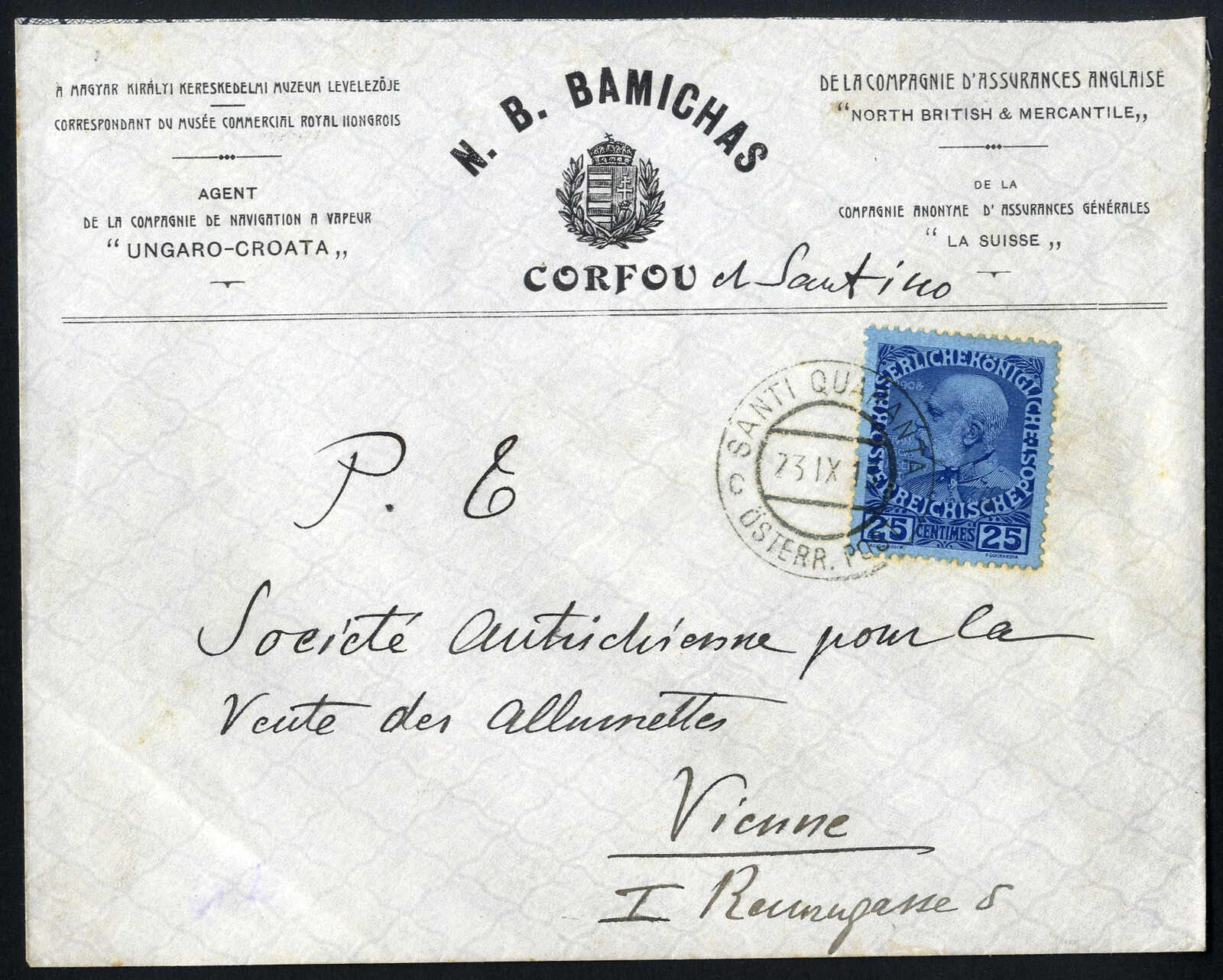 Lot 598 - europe Albania Austrian Post Offices -  Viennafil Auktionen 97th Public Auction Golden Heritage: Austrian Rarities & European Treasures Auction