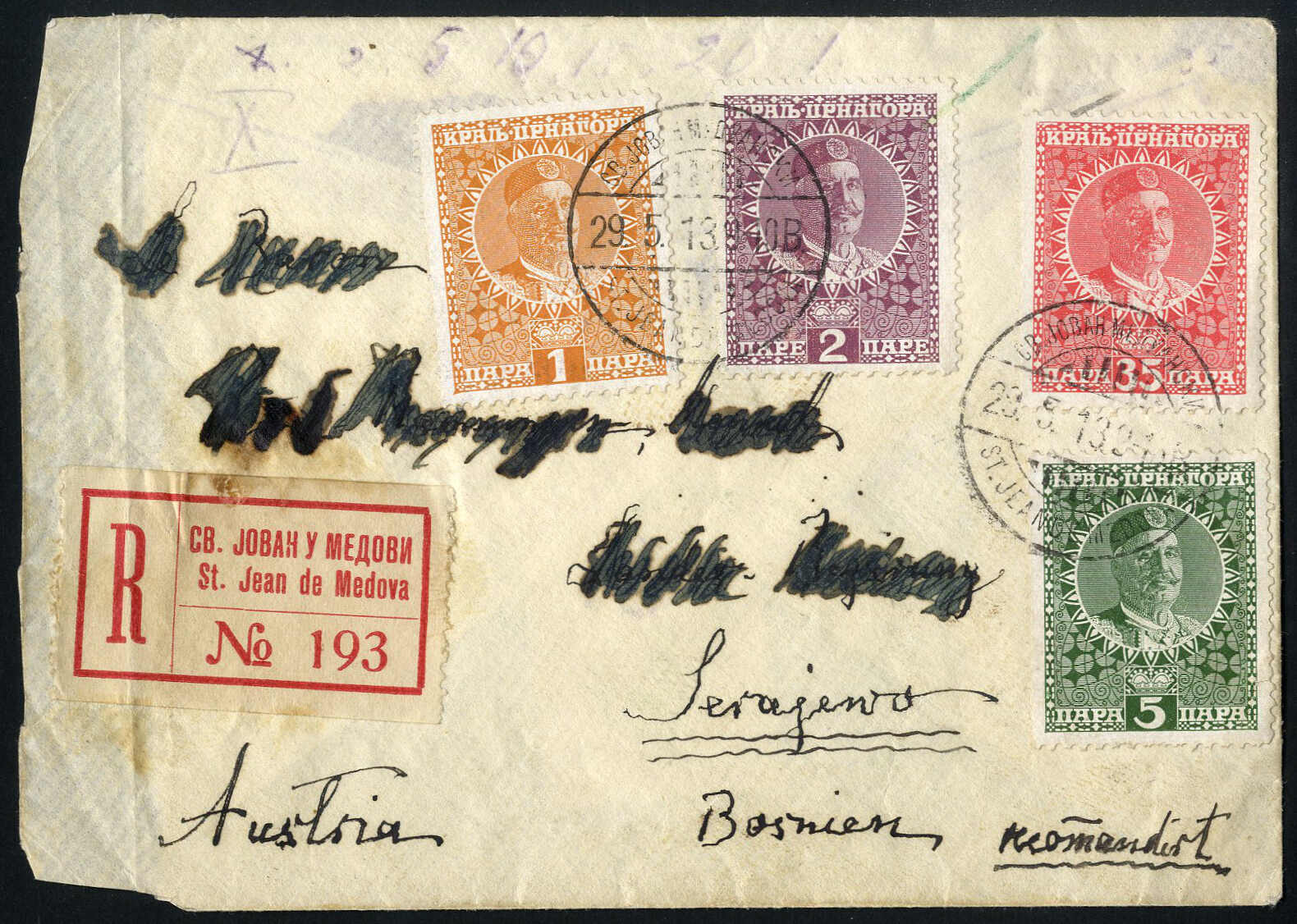 Lot 812 - europe Montenegro Occupation Albania - Viennafil Auktionen 97th Public Auction Golden Heritage: Austrian Rarities & European Treasures Auction Lot 812 - europe Montenegro Occupation Albania - Viennafil Auktionen 97th Public Auction Golden Heritage: Austrian Rarities & European Treasures Auction