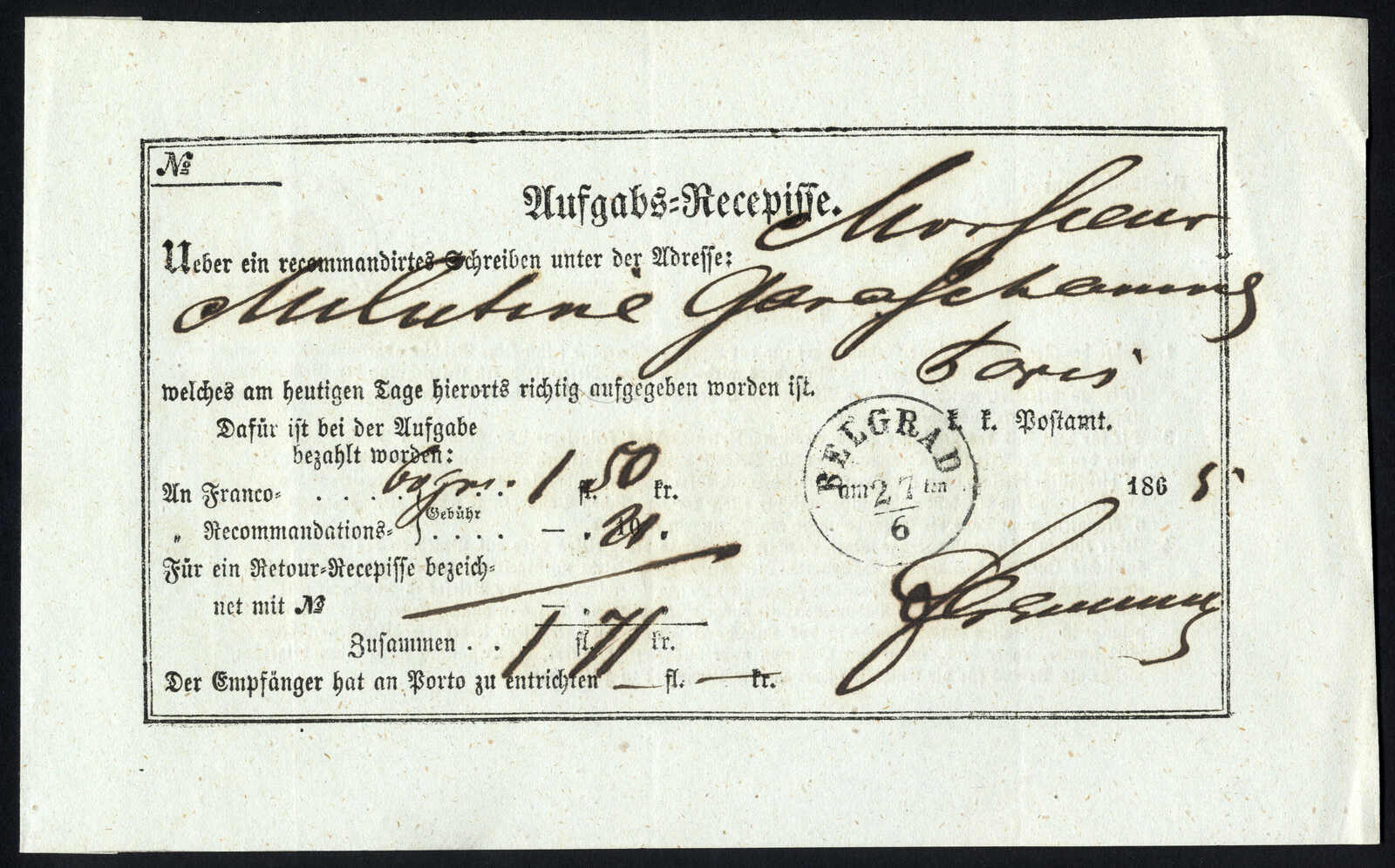Lot 687 - europe Serbia Austrian Post Offices - Viennafil Auktionen 97th Public Auction Golden Heritage: Austrian Rarities & European Treasures Auction Lot 687 - europe Serbia Austrian Post Offices - Viennafil Auktionen 97th Public Auction Golden Heritage: Austrian Rarities & European Treasures Auction