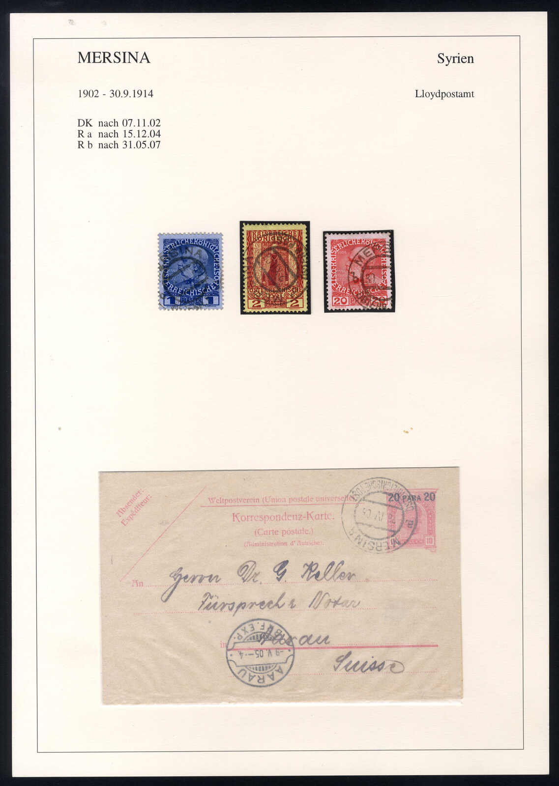 Lot 585 - europe austrian levant -  Viennafil Auktionen 97th Public Auction Golden Heritage: Austrian Rarities & European Treasures Auction